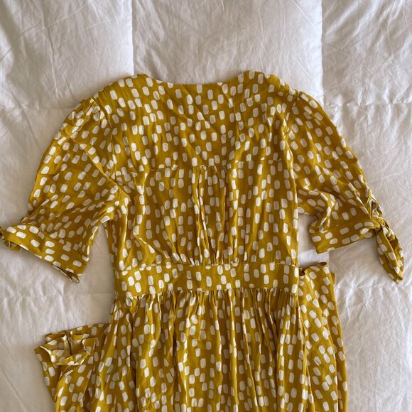 Mister Zimi Saskia Dress In Chartreuse sz 10 - Picture 8 of 8